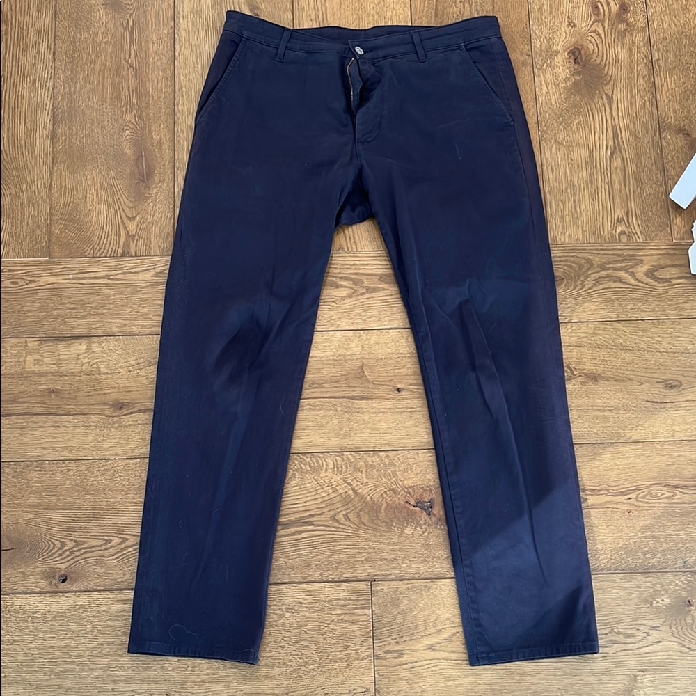 Men's Navy Pants - AG 36x32 casual or dress “the lux khaki”